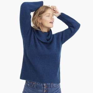 Point Sur (J. Crew) Ribbed Mohair blend turtleneck sweater